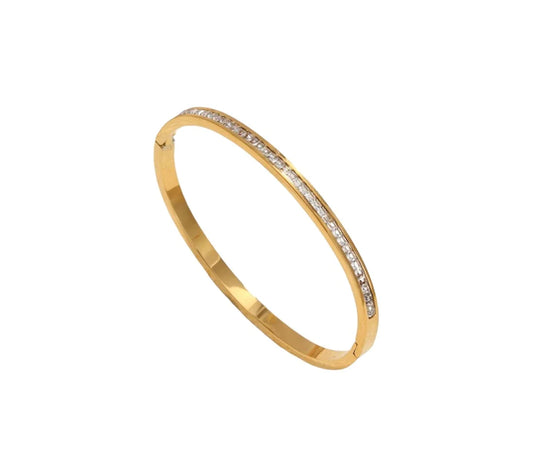 Gold bangle/Gold bracelet/ Designer Jewelry/ Luxury Designer