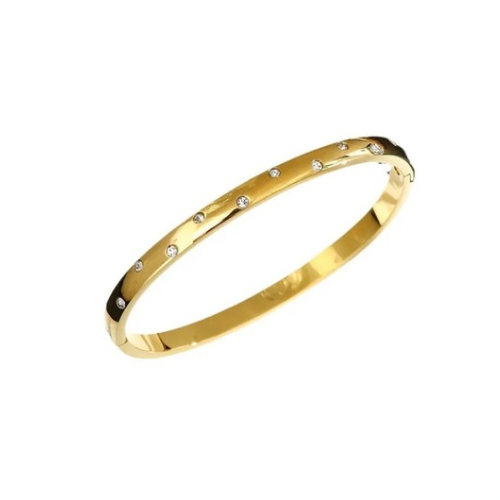 Gold bangle/Gold bracelet/ Designer Jewelry/ Luxury Designer
