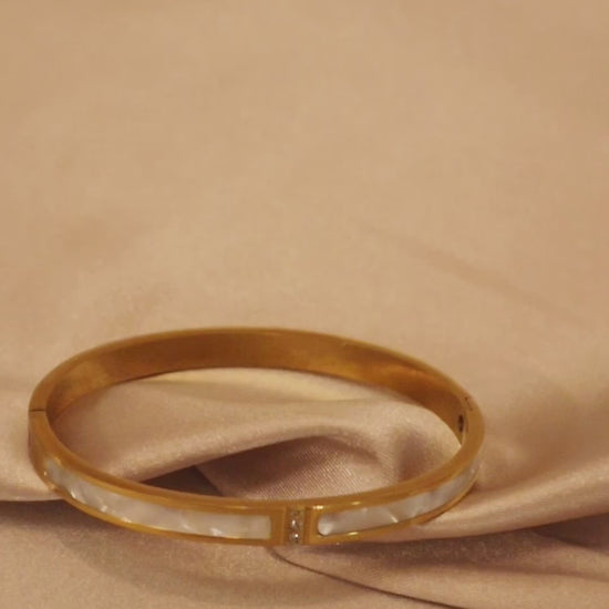 Gold bangle/Gold bracelet/ Designer Jewelry/ Luxury Designer